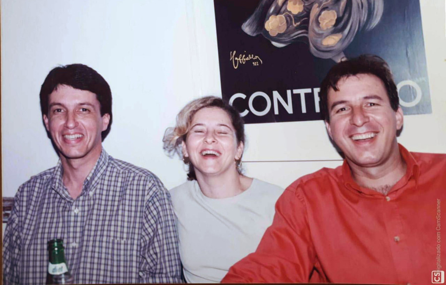 Arnaldo Antônio Pires Ferreira,  Dilinha e José Carlos Vicente