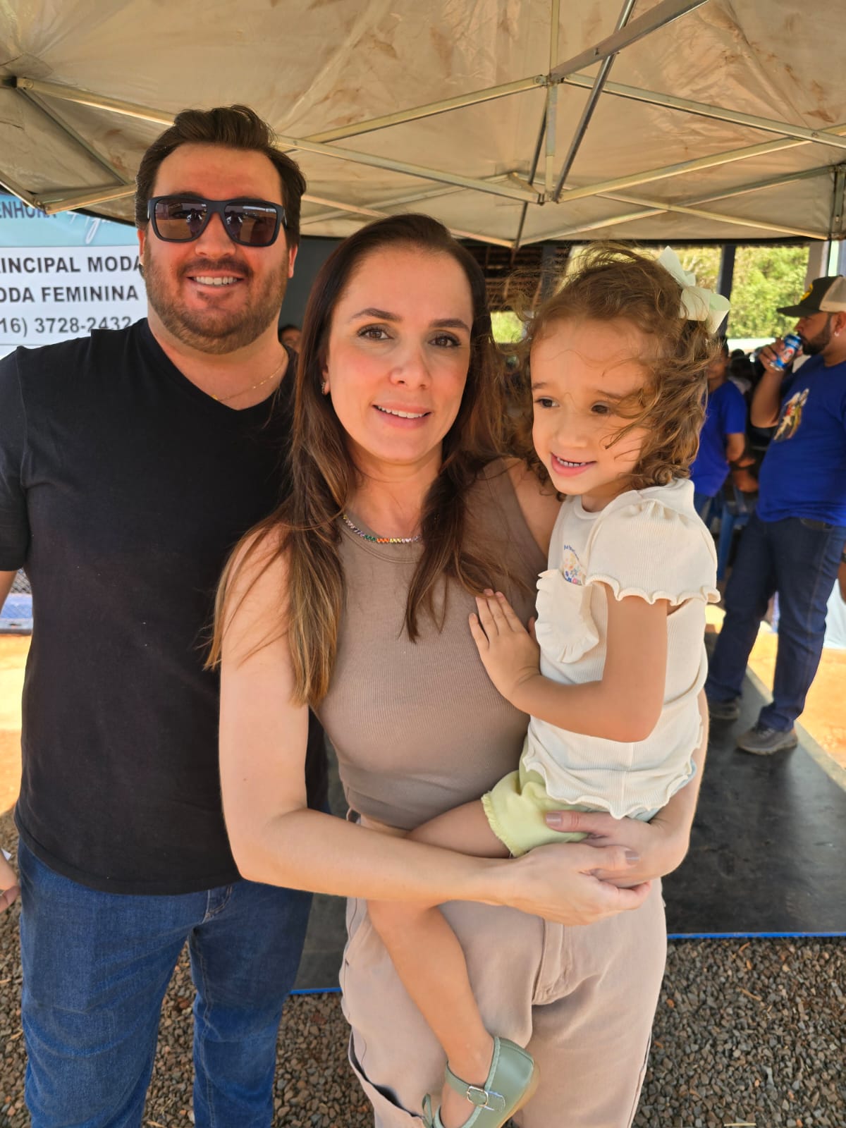 Julia, Thaísa  e Netto  Marcussi