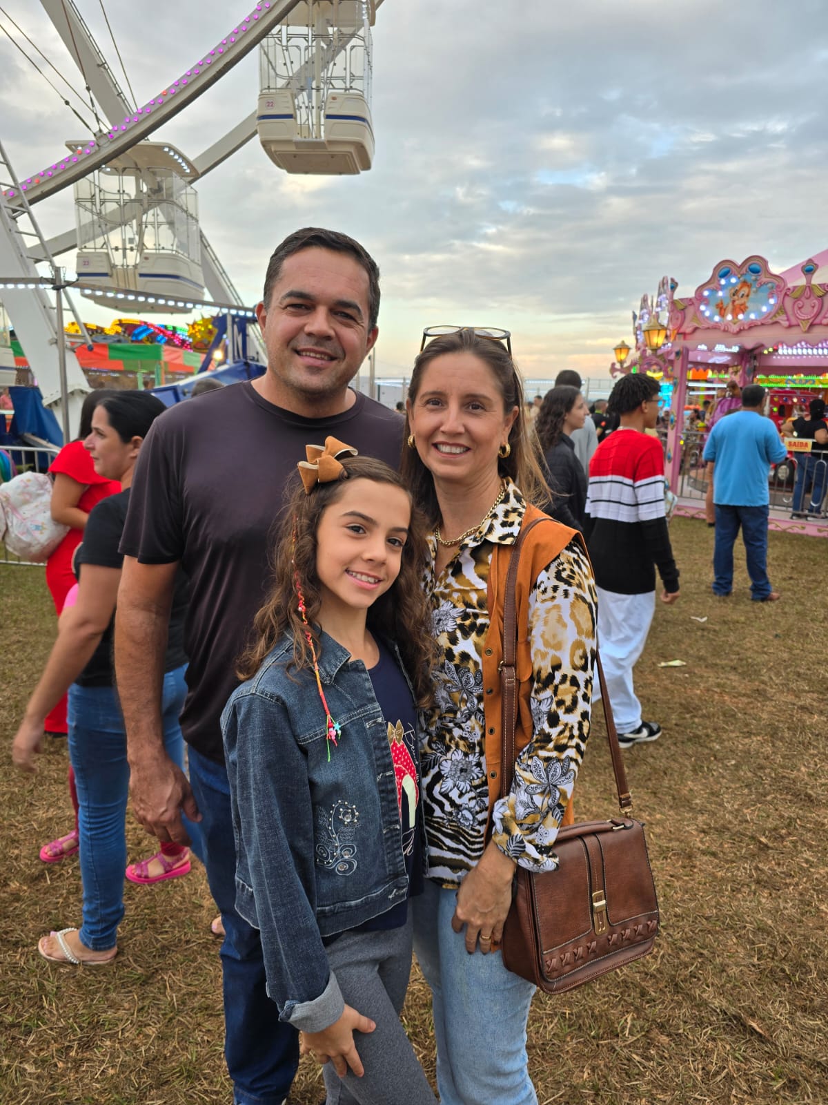 Isadora, Vera e Neto Borges Contin