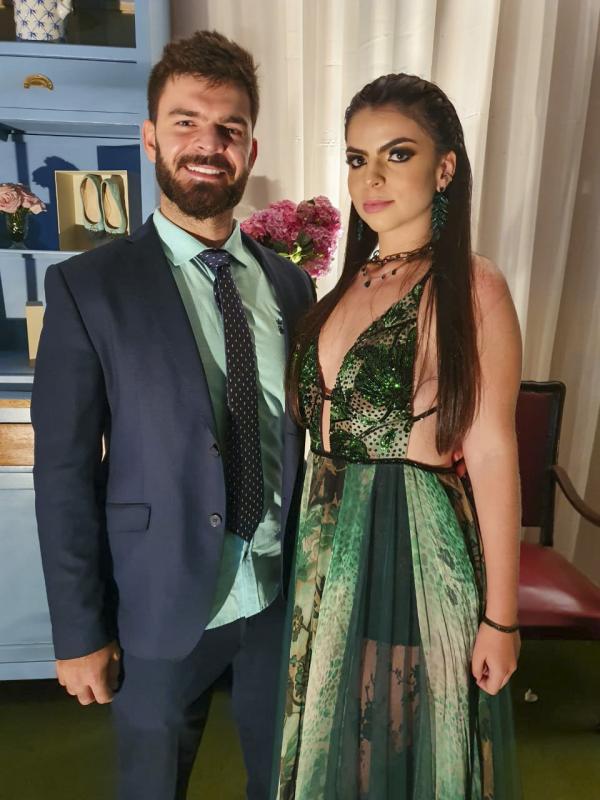 Os irmãos  Gabriel  e Camila  Canato