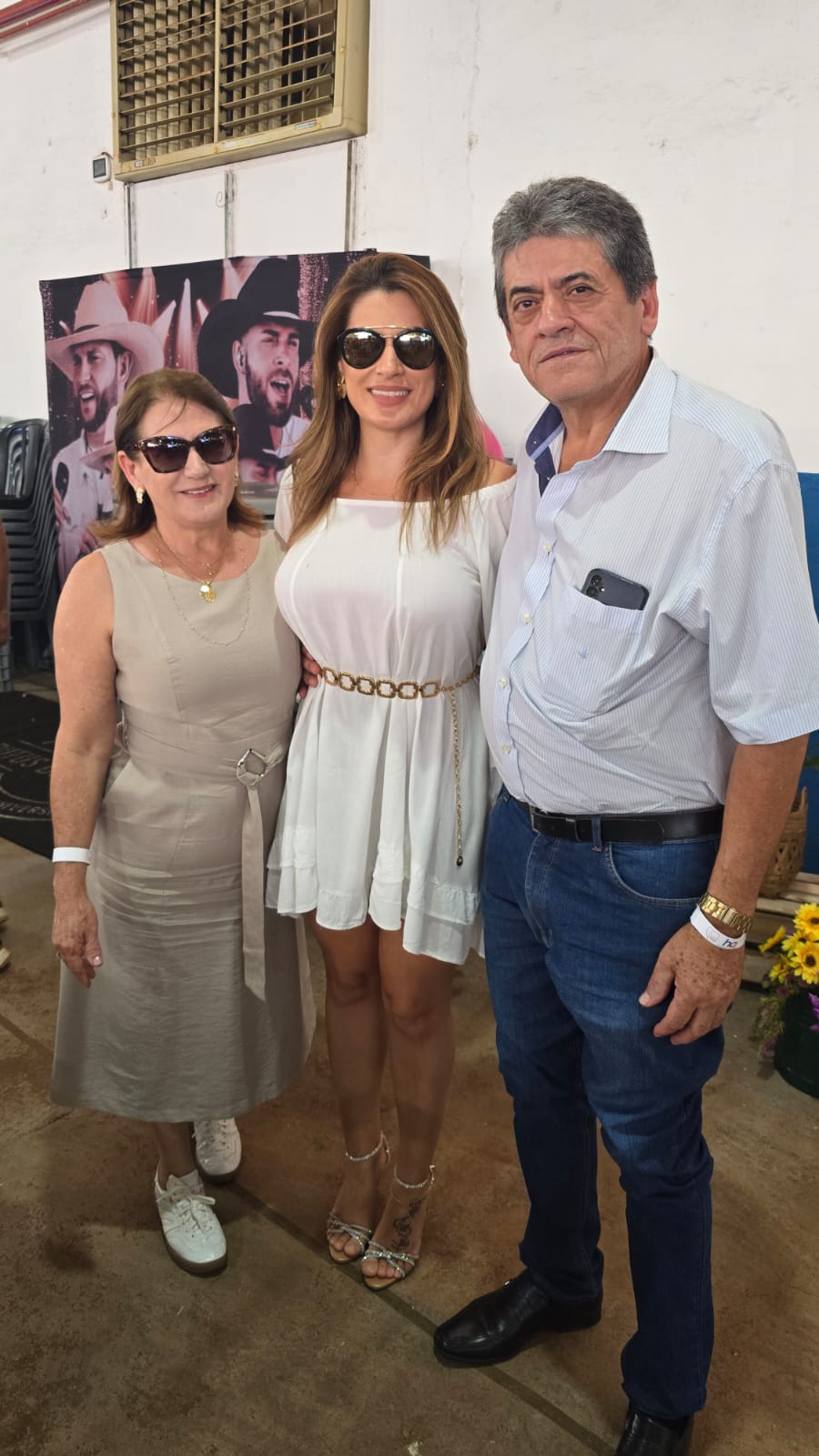 Rose, Manuela e Bernardino  Alecrin