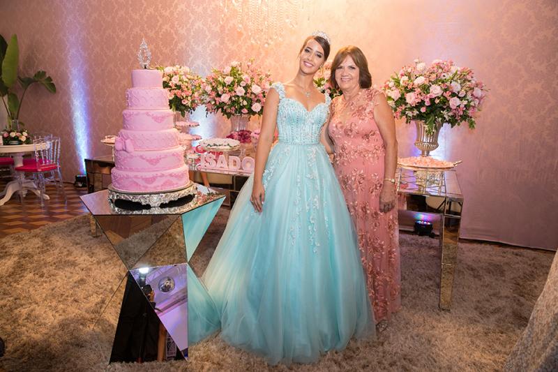 Com a avó Guilhermina Degrande