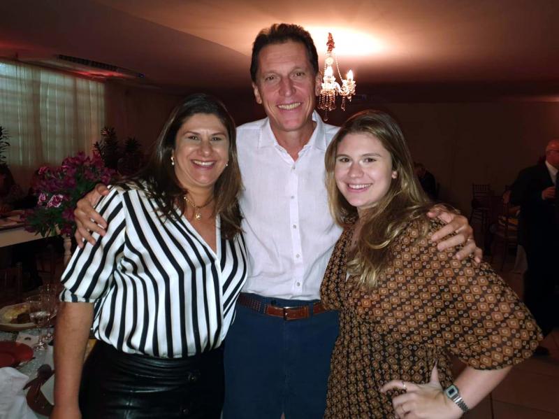 Rose, Henrique e Ana Laura Trevisani