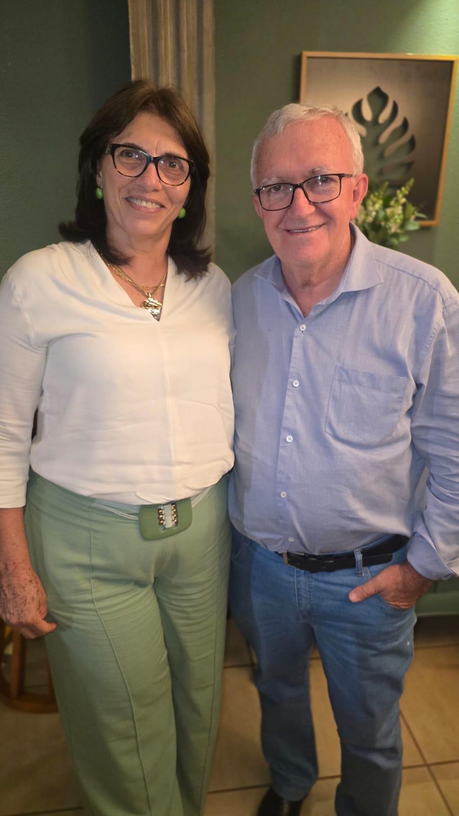 Conceição e José Sérgio Vanzolin