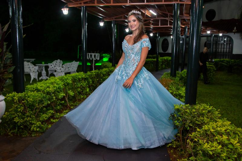 O segundo vestido da noite, estilo princesa