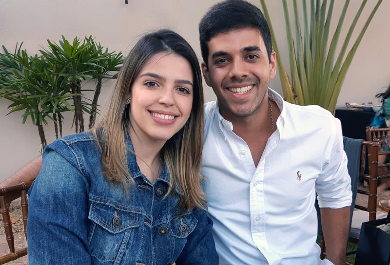 Aline Rodrigues e Farid David Neto