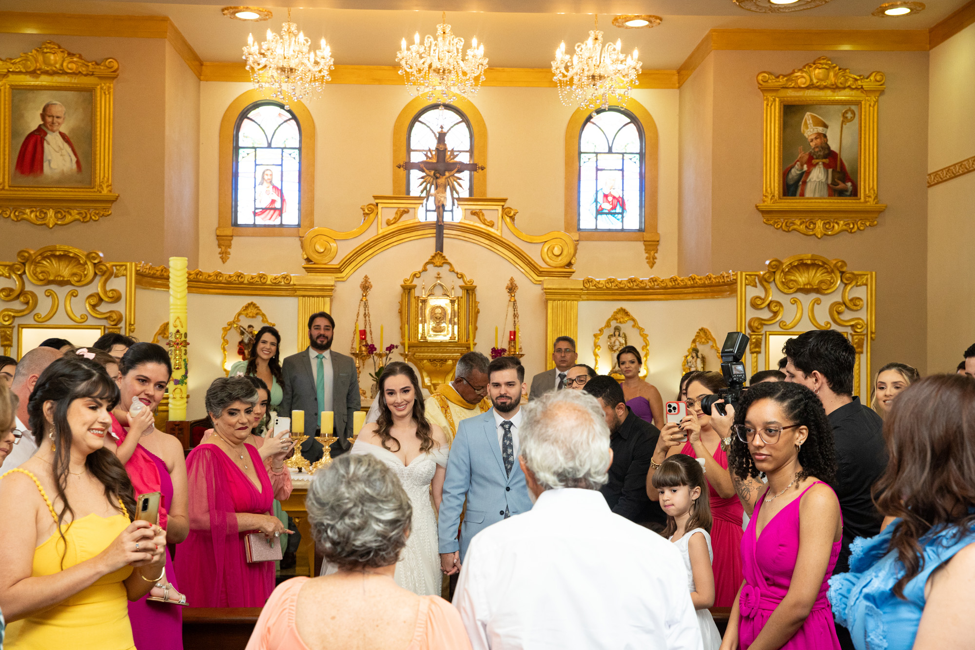 ... levaram as alianças