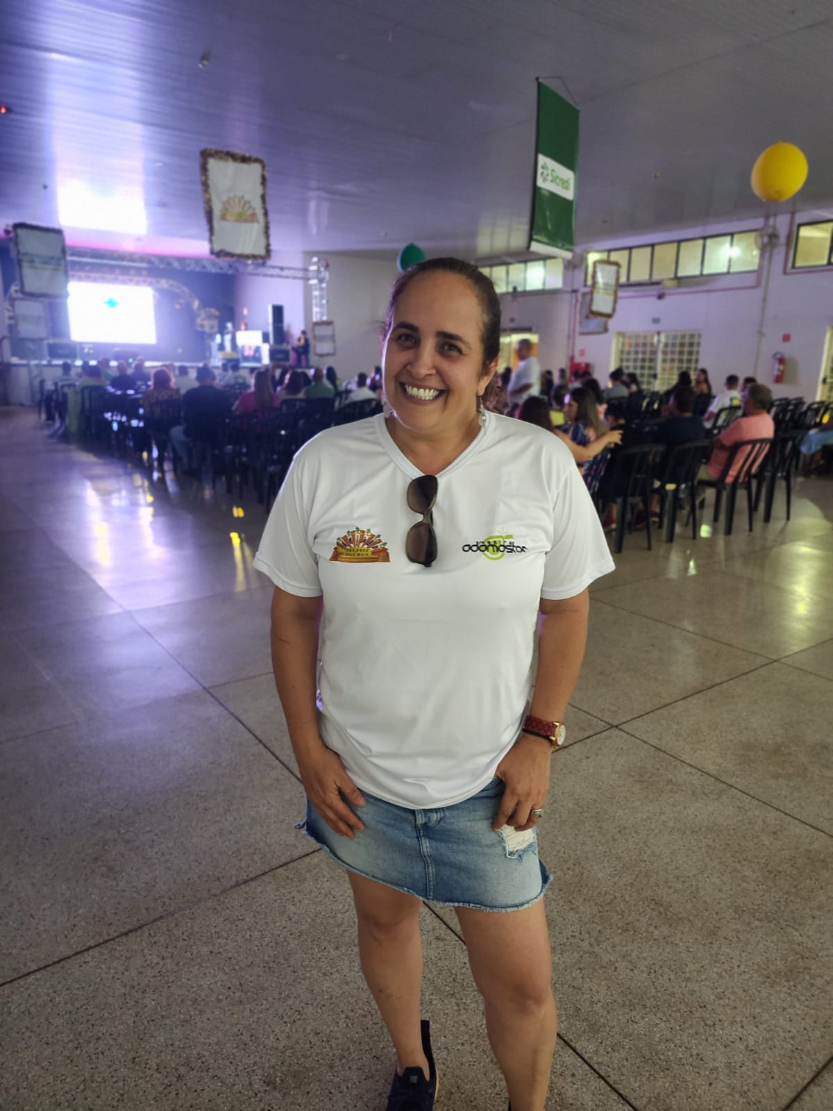 Carol  Seggia coordenadora  do evento do dia 26.