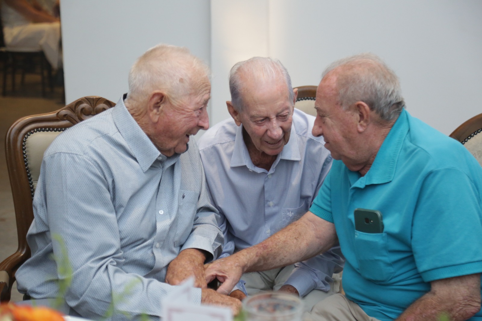 Jacyr, Osvaldo Scarelli (irmão) e Nildo Montanher (sobrinho)