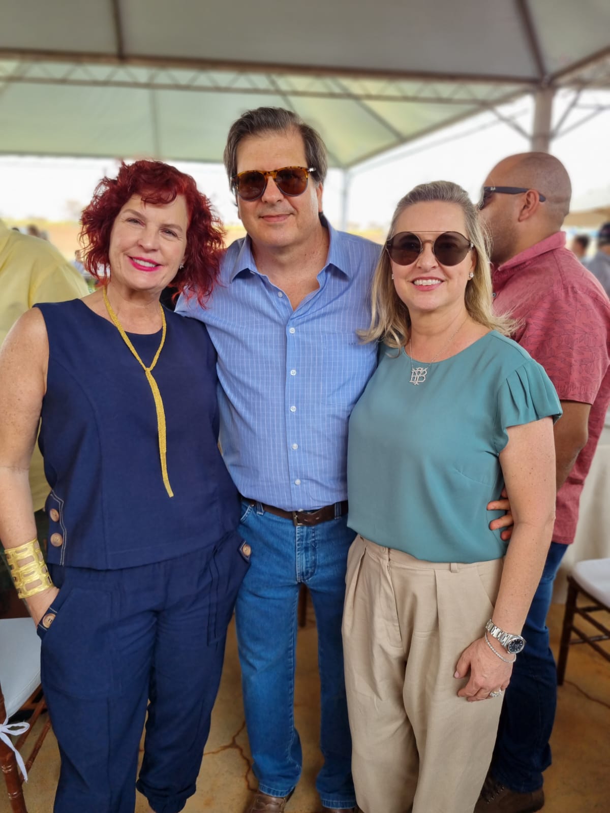 Flávia Lancha, Luiz Eduardo e Yara Junqueira Figueiredo