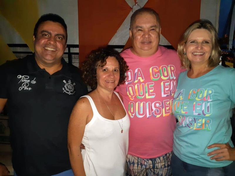 Rogério e Mara Albino, Marta Mian e Márcio Ferreira da Silva
