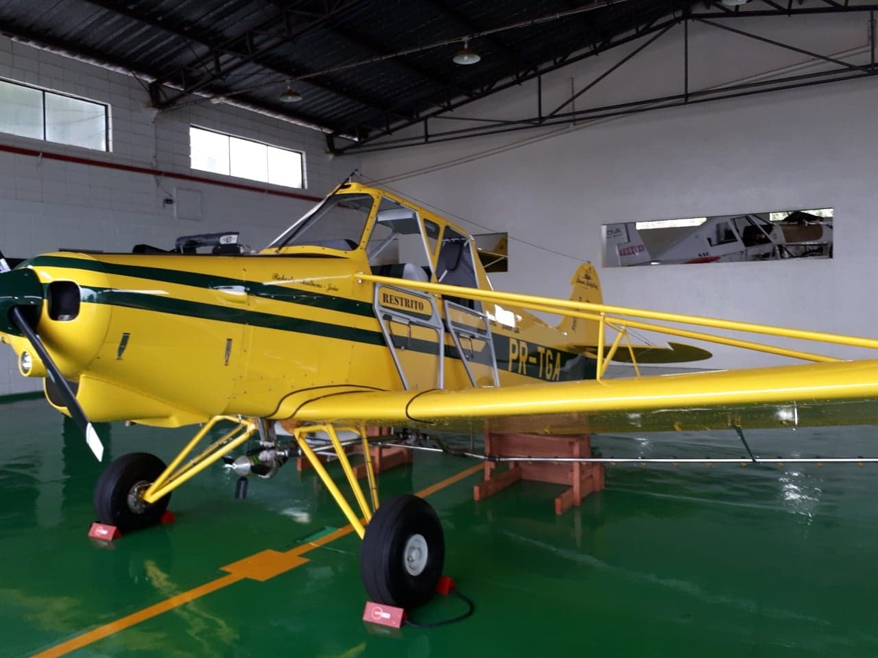 Em 2020 a equipe conseguiu o suporte de um avião