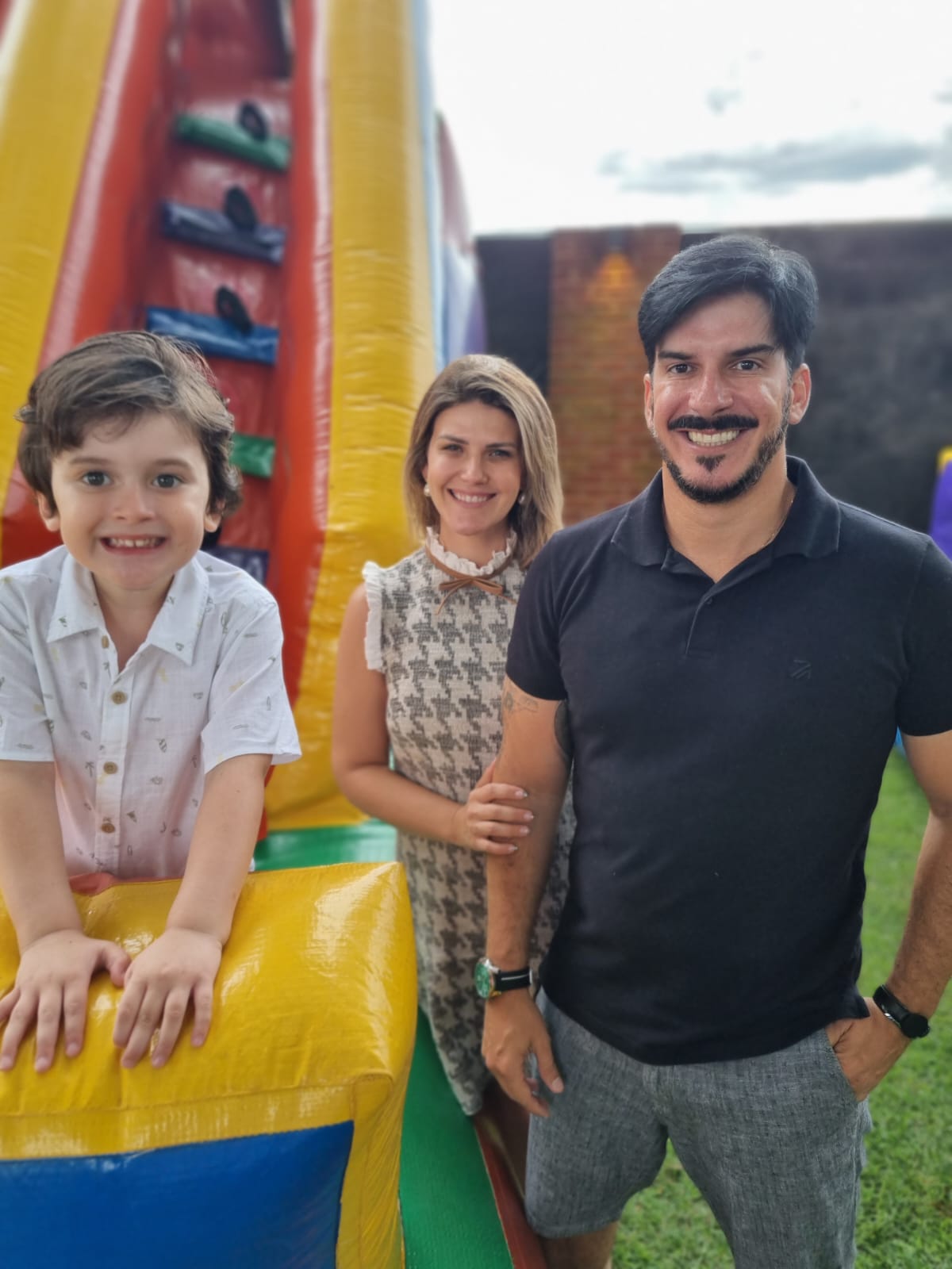 Davi,  Bruna  e Renan Baptistussi