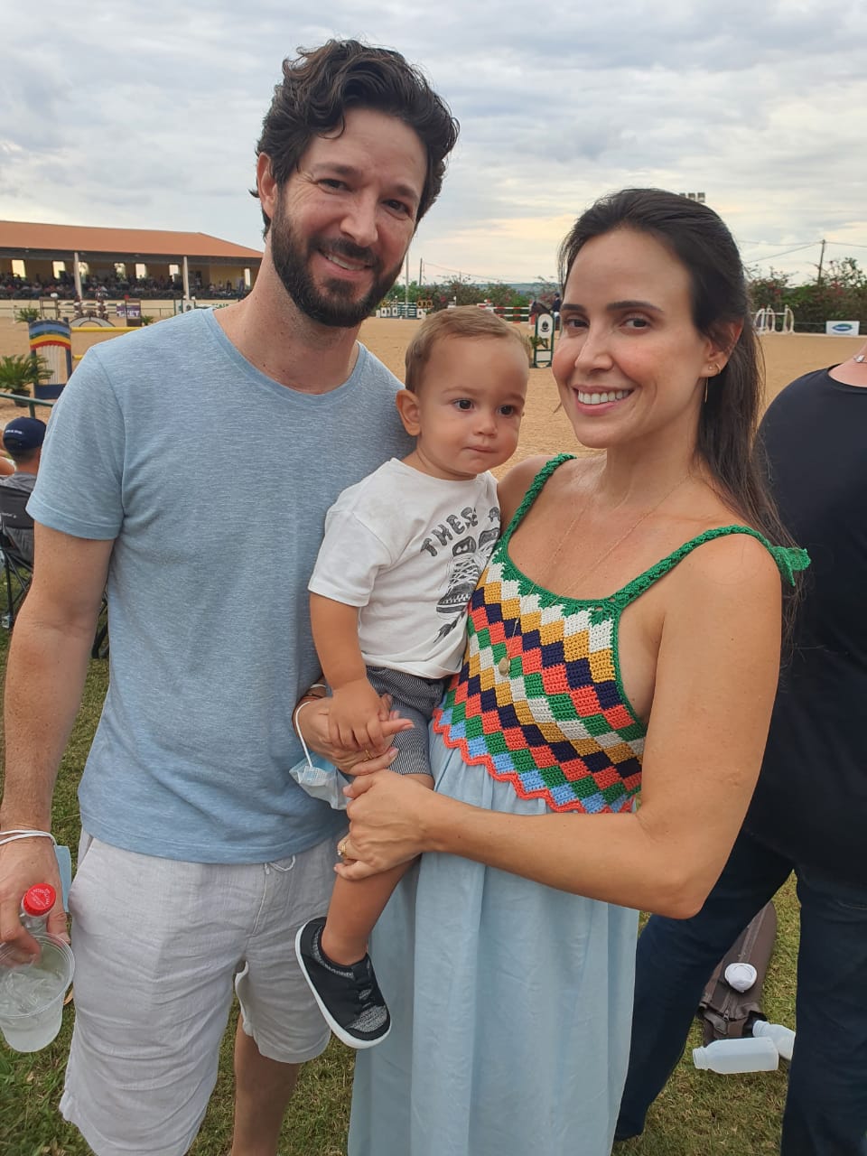 Heitor, Lívia e Rodrigo Bombig