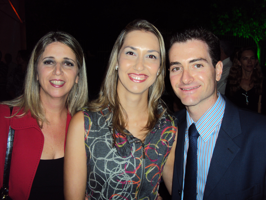 Maria Silvia Destro, Ana Rita e Alexandre Nader
