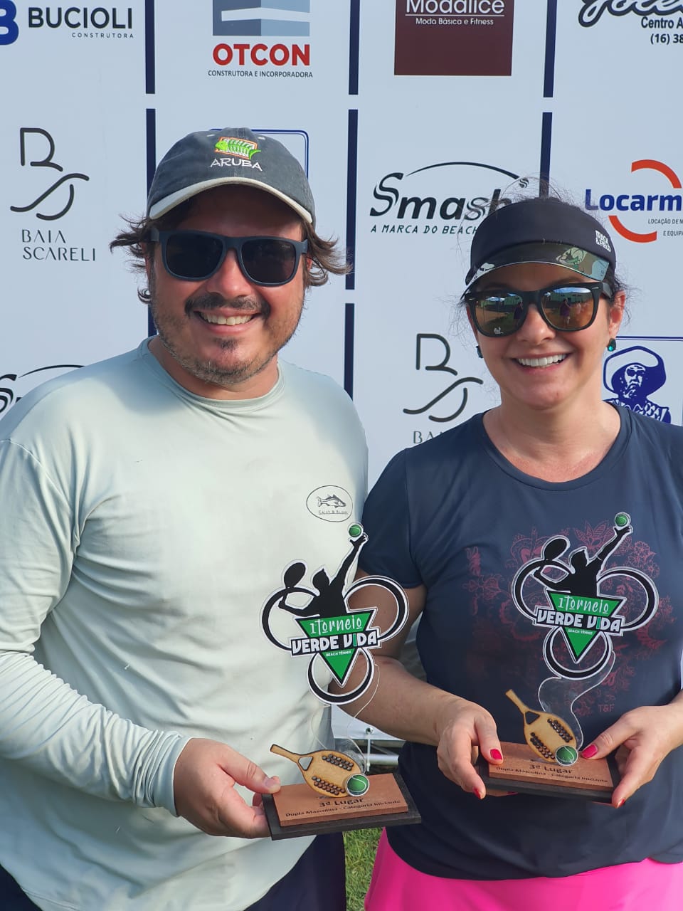 Marcelo  Maffia  com a mulher  Juliana.