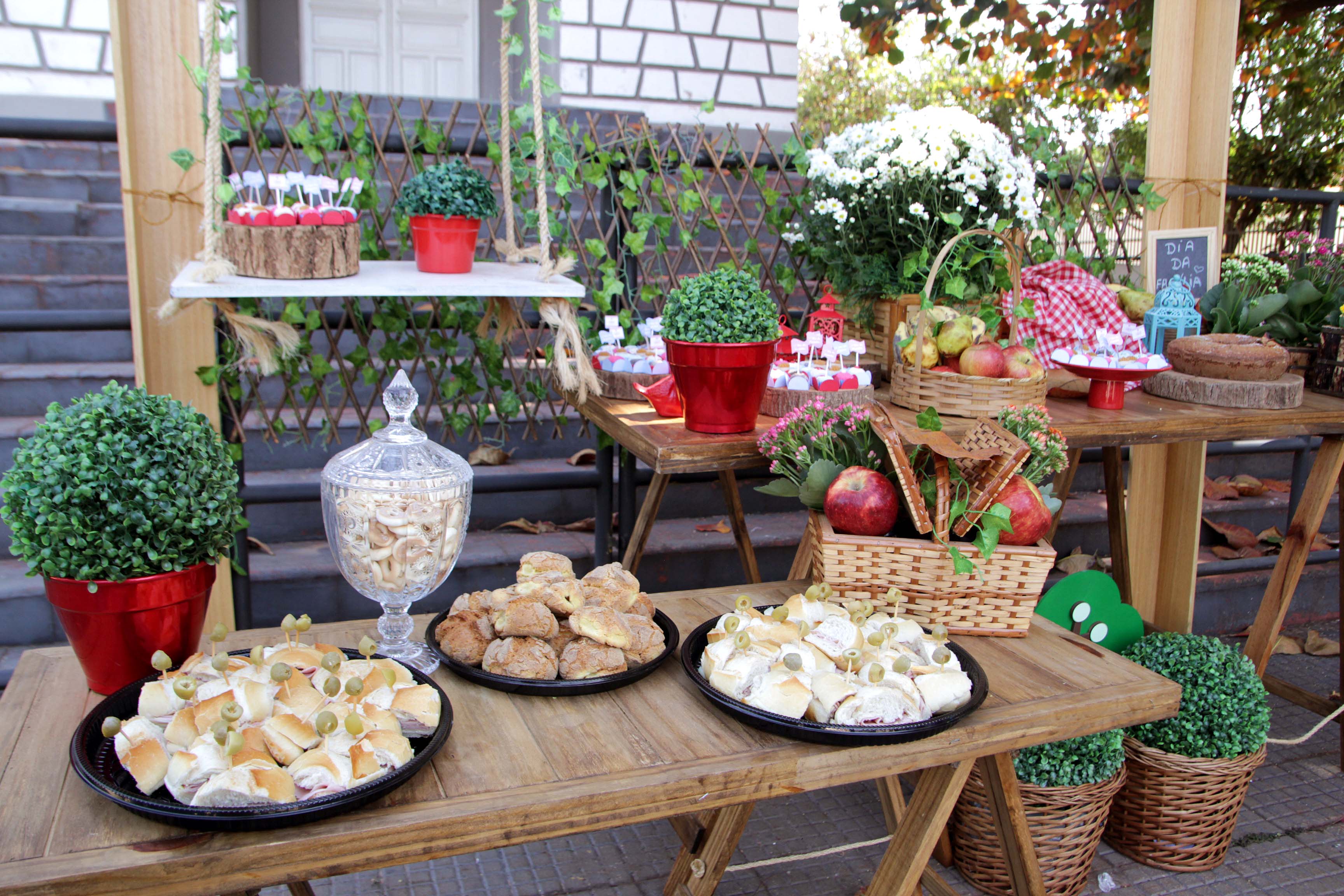 Guloseimas doadas por amigos do asilo