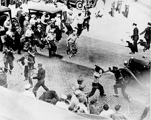 As revoltas tomaram as ruas do Village nas noites seguintes. Foto: Getty Images.