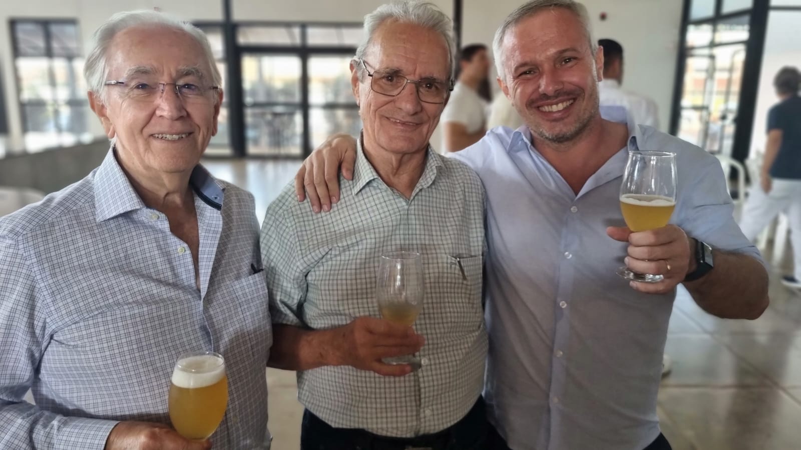 Hélio Pedersolli, Emídio Ferrari , Antônio Bortoleto