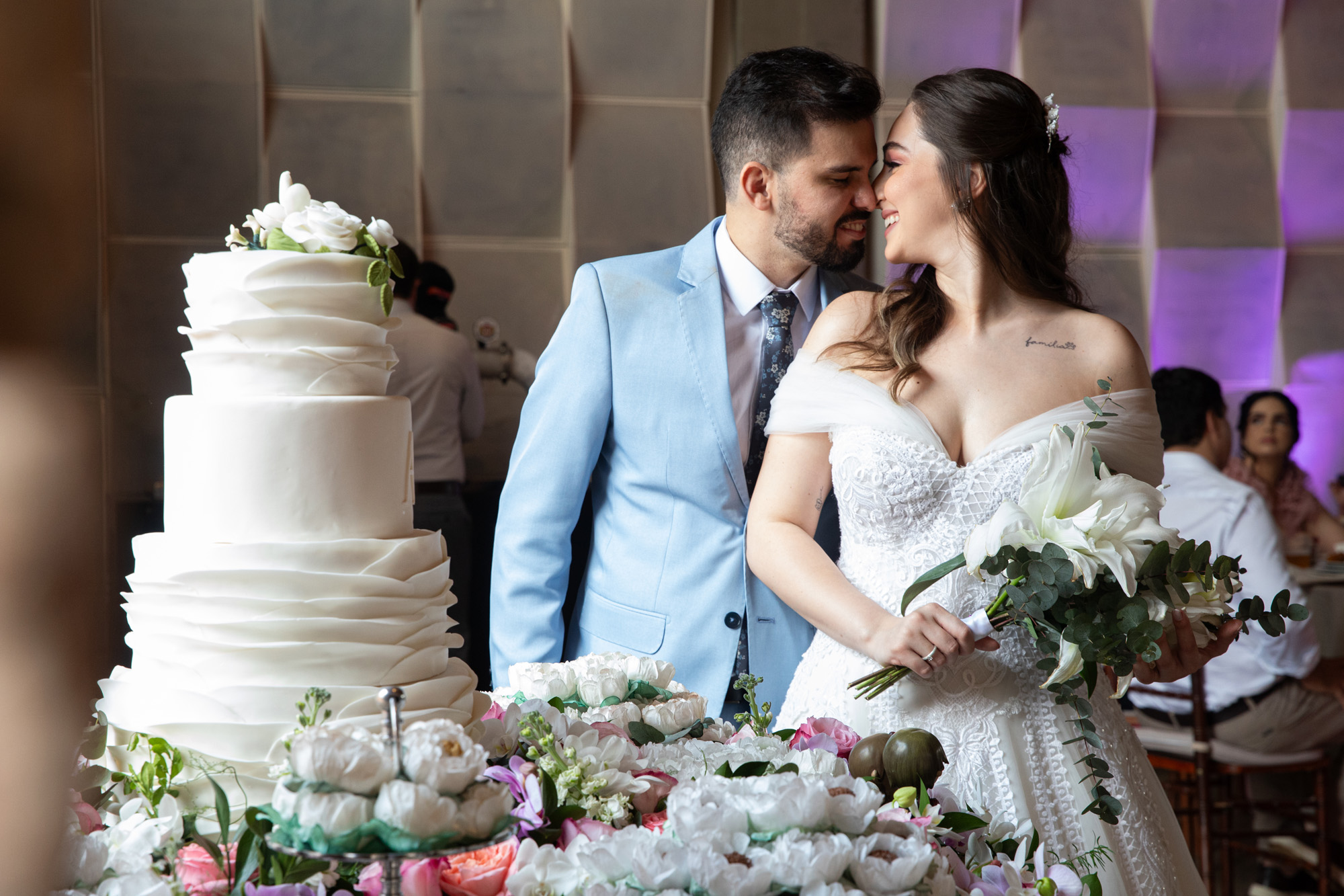 ...criando cenários para os mais lindos registros...