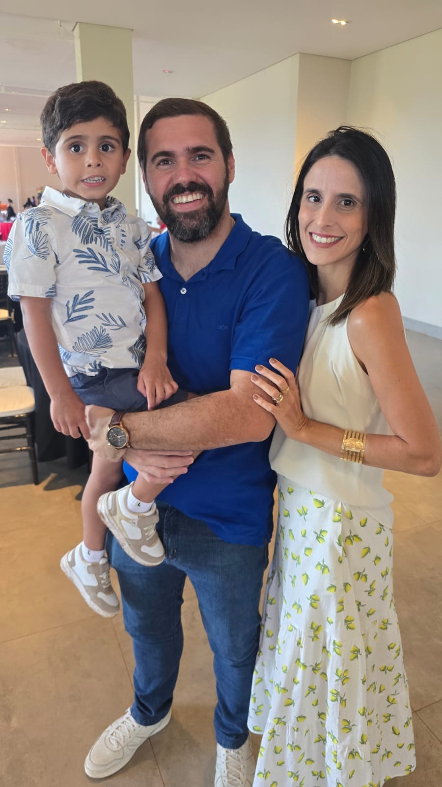 Bento, Giulia  e Leandro Lorencato