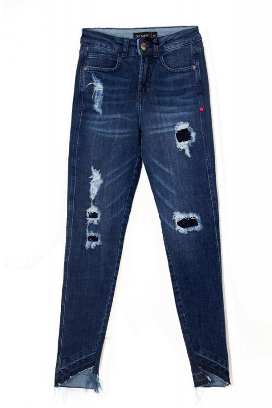 Calça jeans destroyer feminina Dzarm