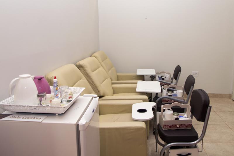 Sala de manicure e spa dos pés