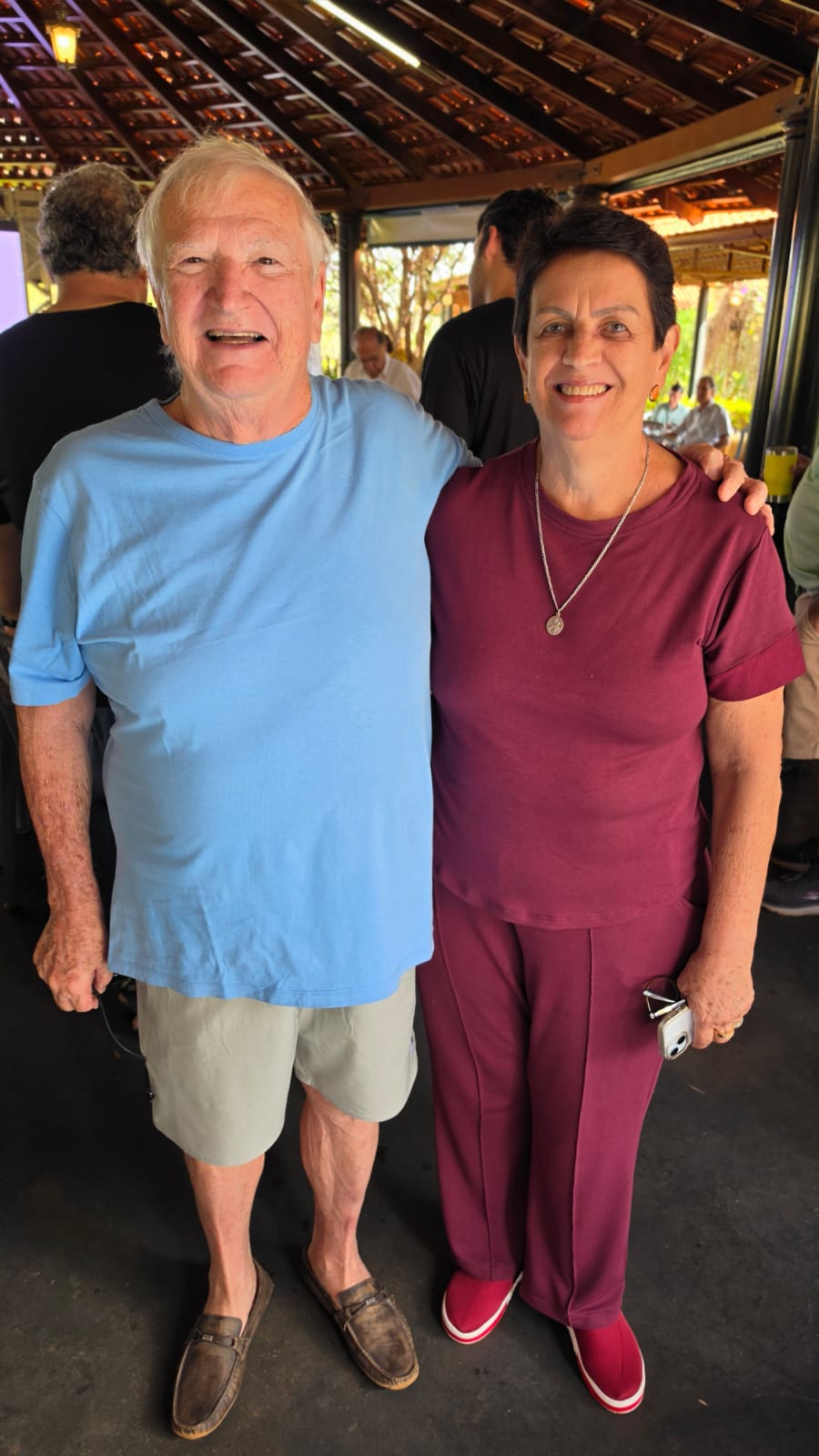 Carlos Henrique  e Nicinha Basagli