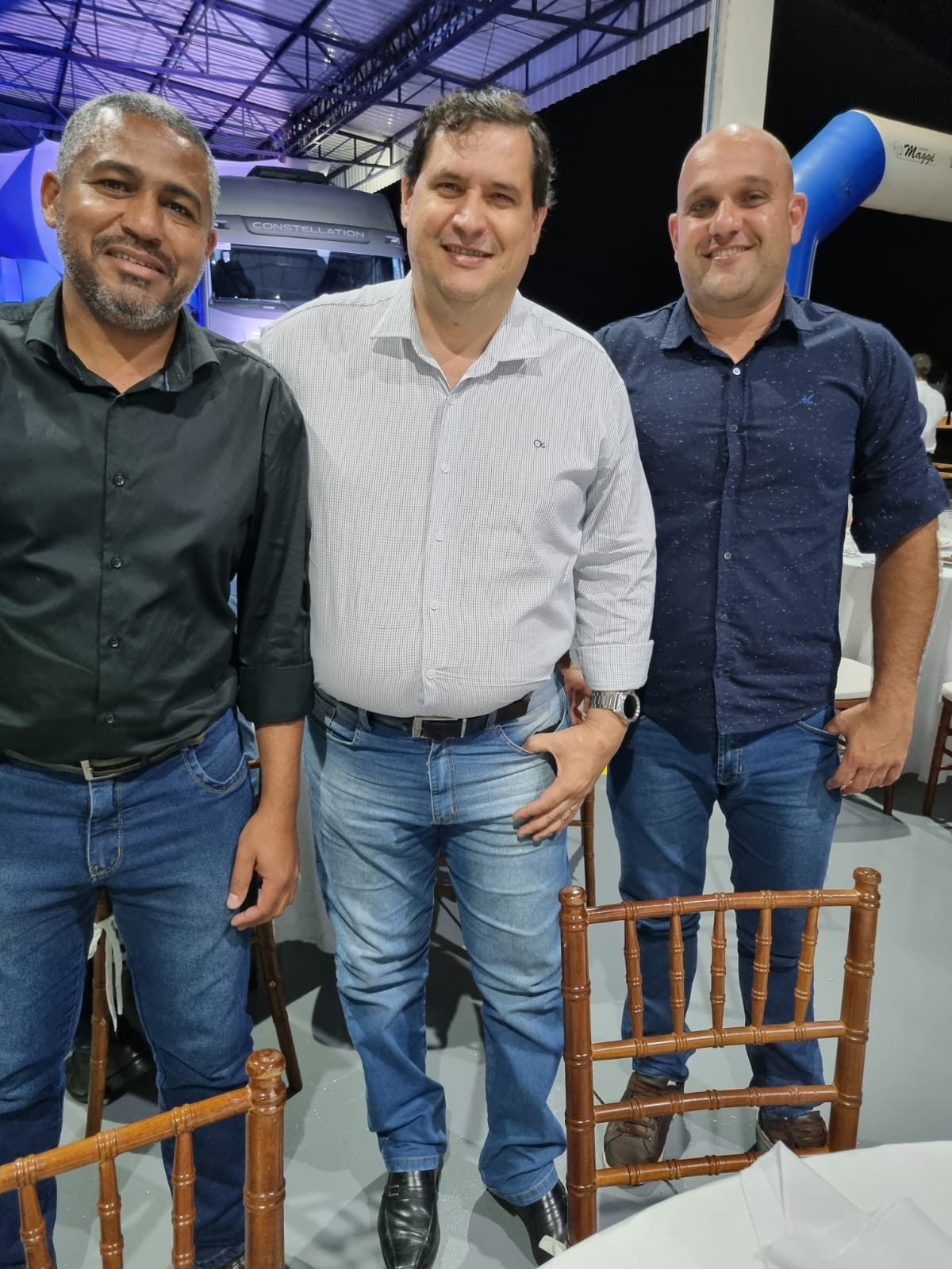 Rangel Ferreira da Silva, Wilson  José Santana, Cleverson Mendes Rosa