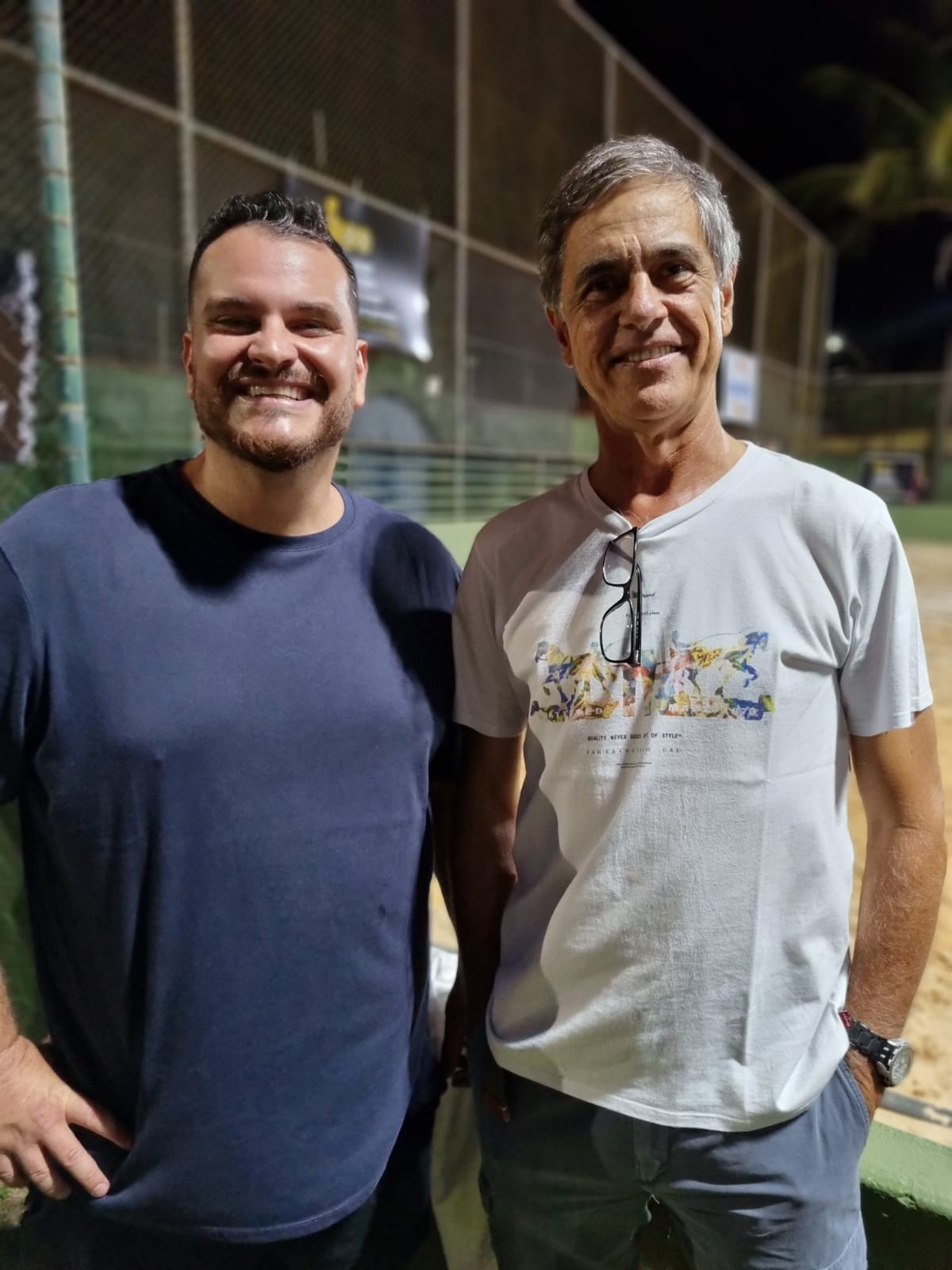 Adelzinho Miguel e Renato Junqueira Pimenta, Presidente e Vice do São Joaquim Tênis Clube