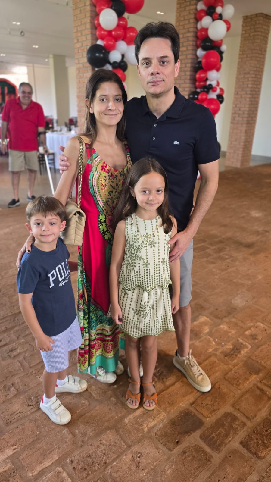 Sarah, Caio, Paula e Geverson  Machado