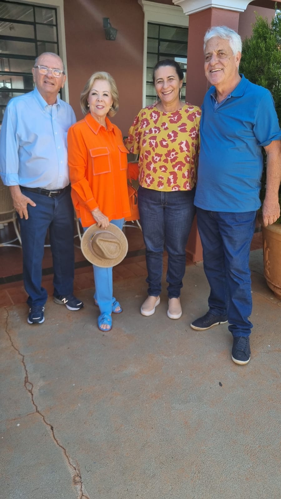 Ana Maria e Luiz Octavio Junqueira Figueiredo, Marilda e Wagner Schmidt