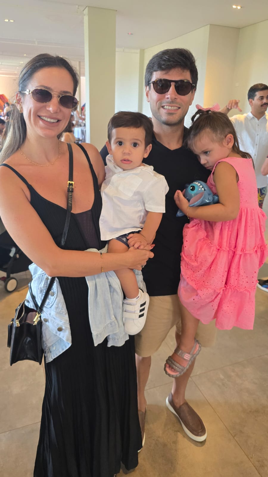 João Pedro, Manuella, Daniele e Heidel  Uzuelle