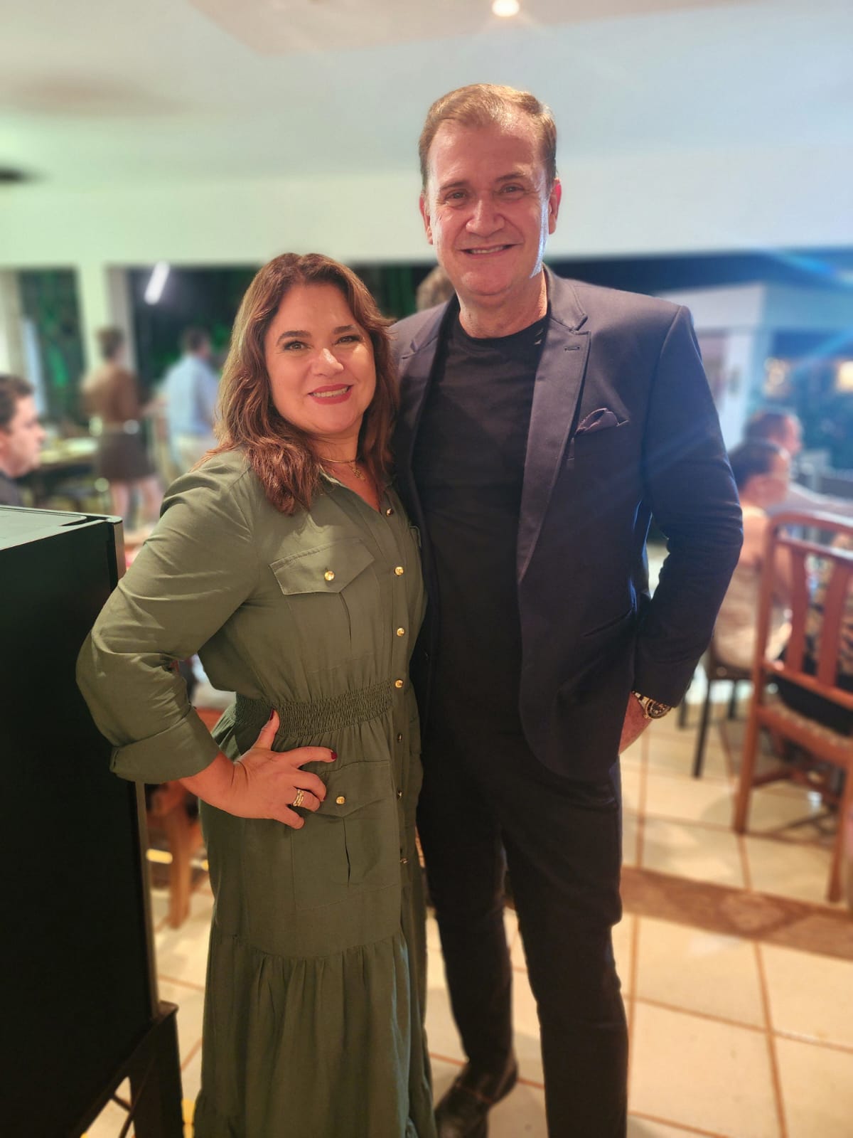 Soninha e  Rene  Araújo dos Santos