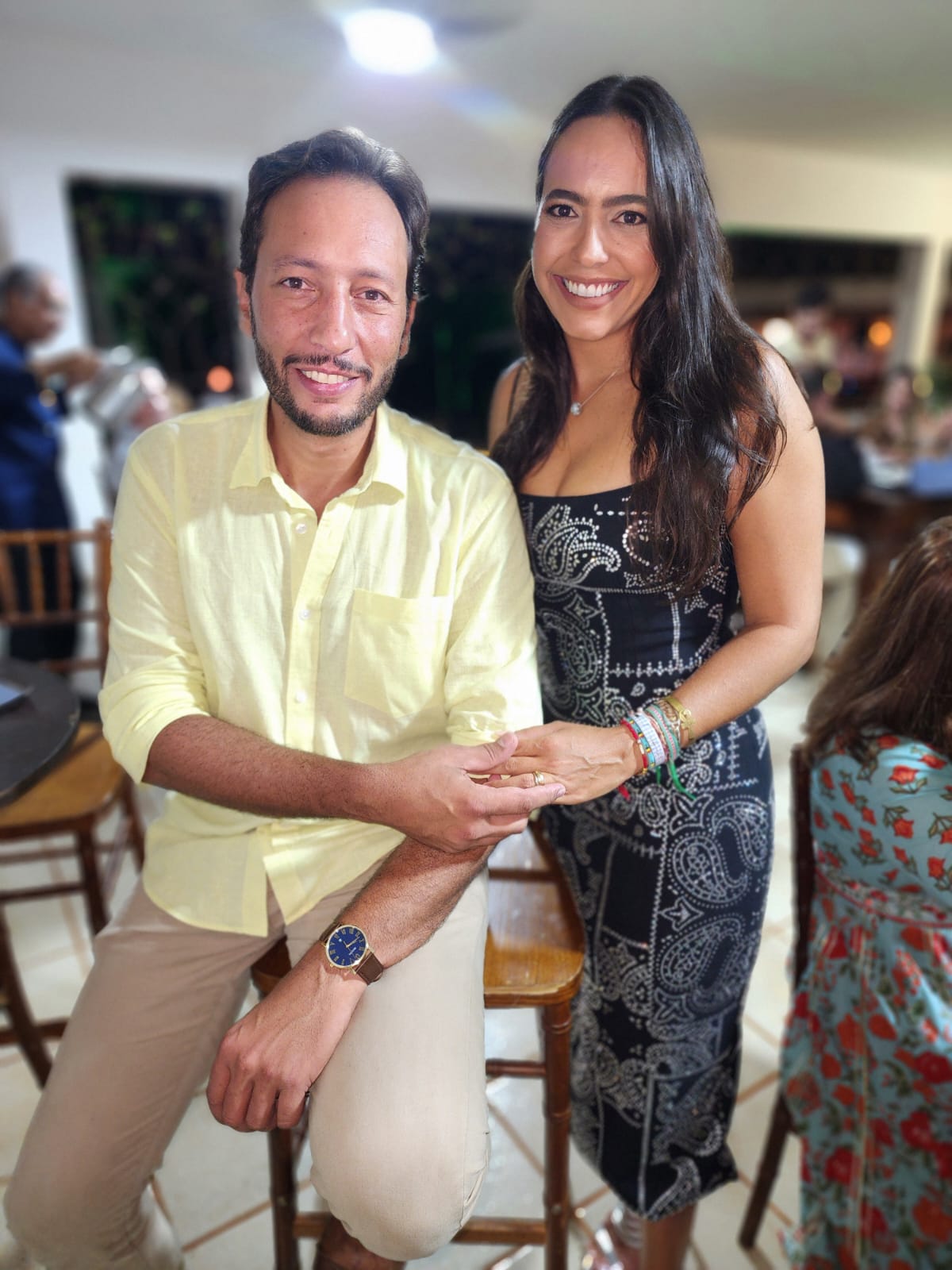 Luiza Helena  e Ronaldinho Valentini