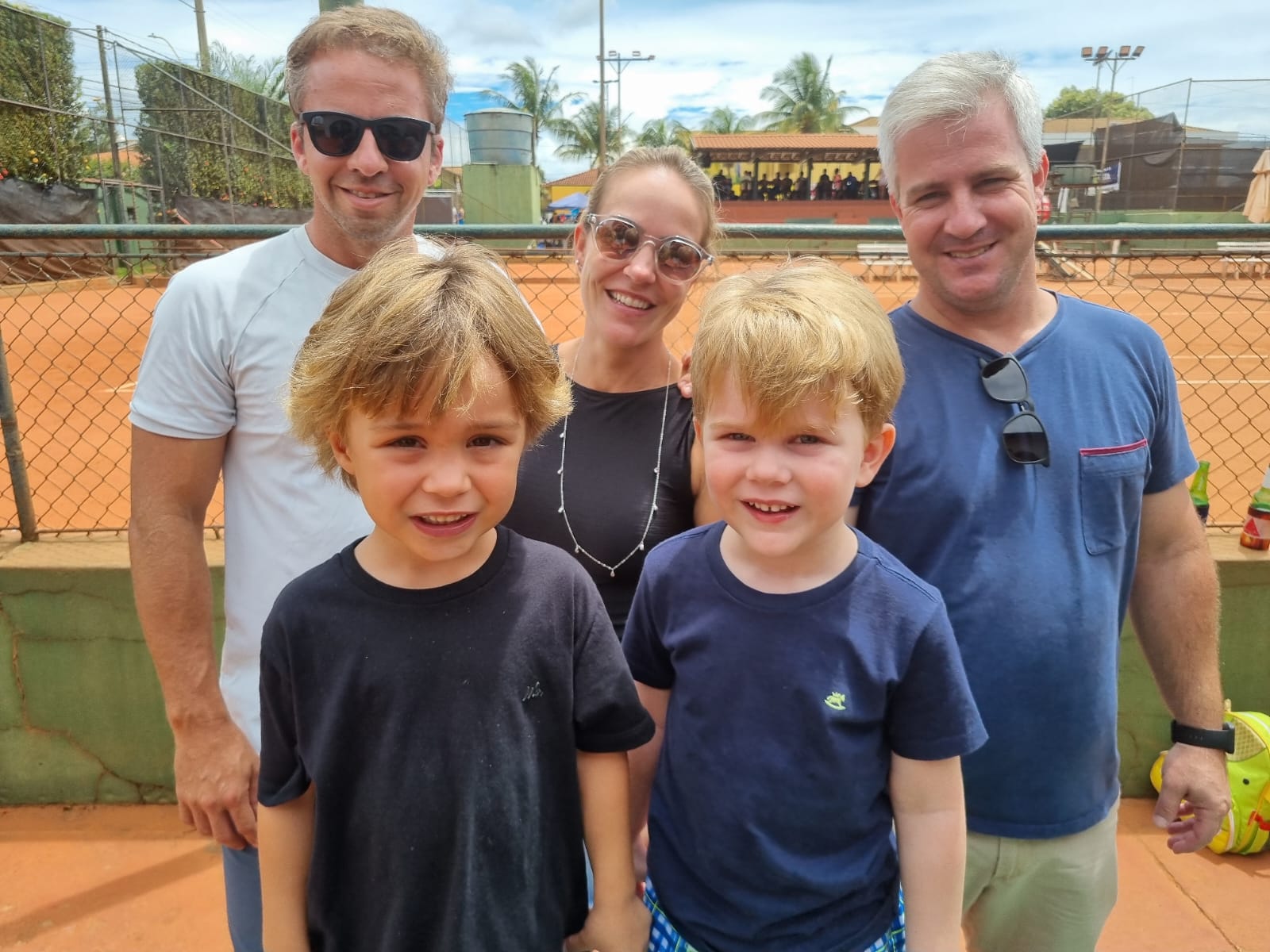 Fernando, João, Helena e Thiago Magalhães, Estevam Vilela Rosa