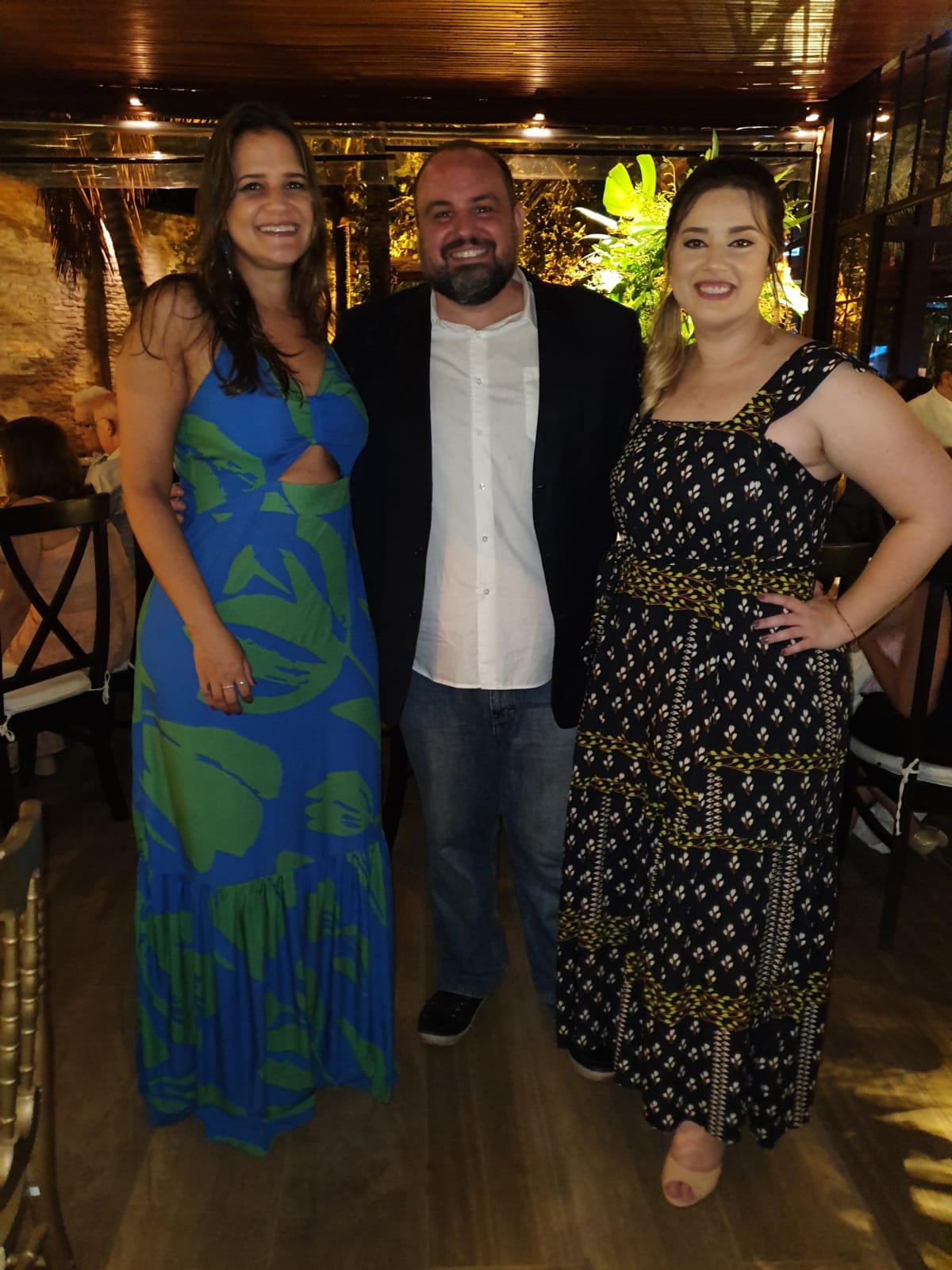 Andréia  Bout, Luísa e Luis Balducci