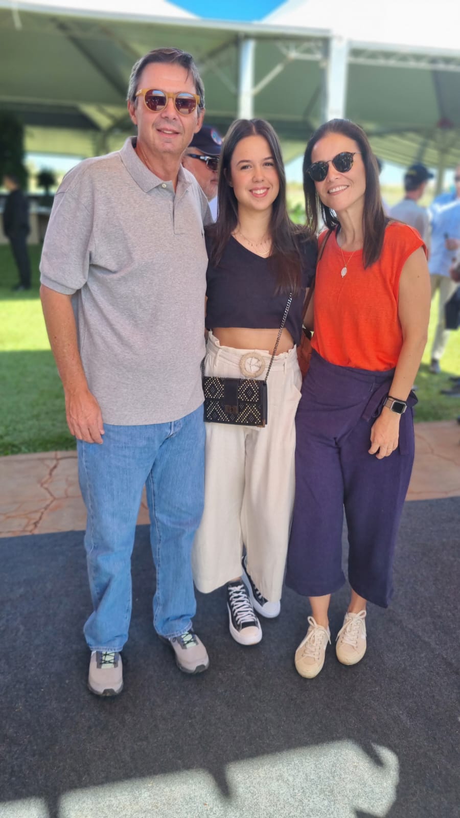 Beatriz, Carolina e André Ramalho