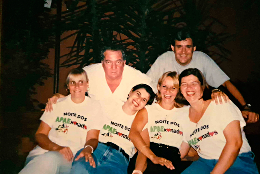 Conceição, Tim Marcussi, Bia w Fernando Scaranti , Gisele Mazzarioli, Vânia Fares