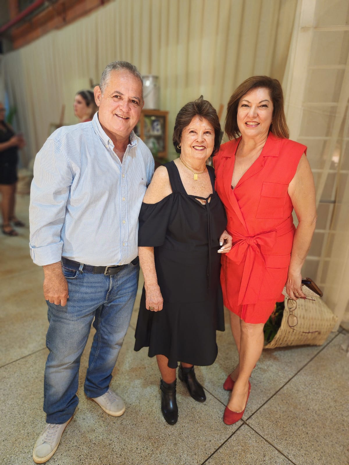 Walter, Cidinha e Rosângela Peres