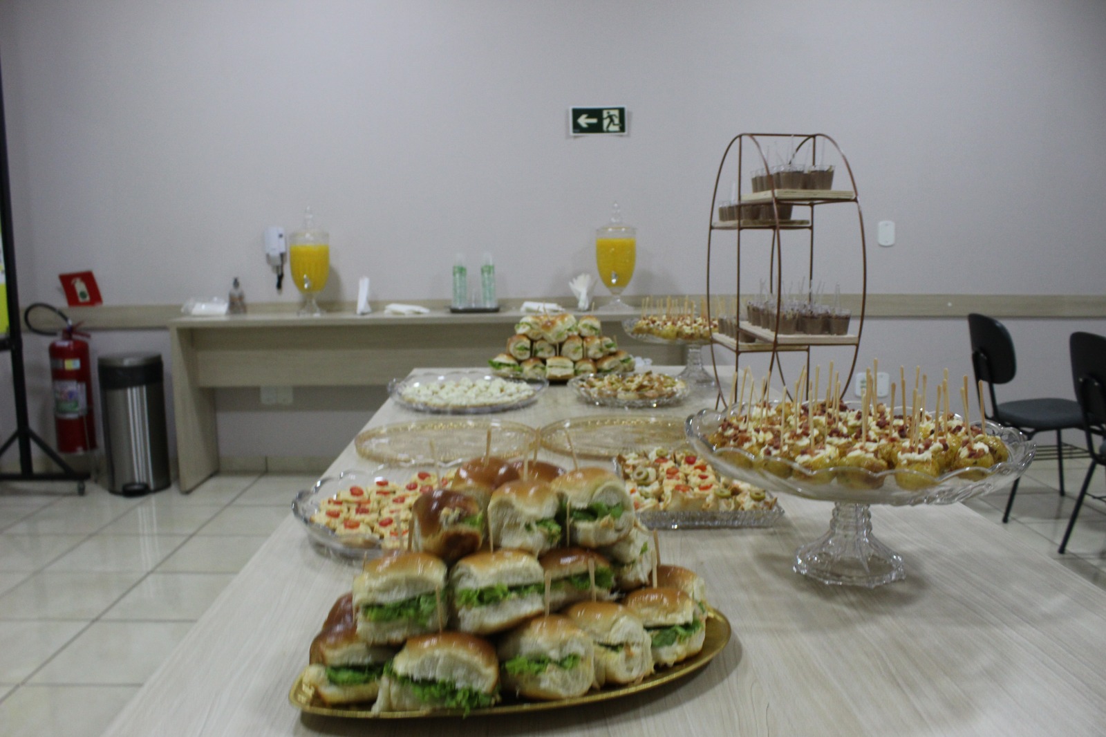 Foi realizado um coquetel para apresentar a campanha aos associados