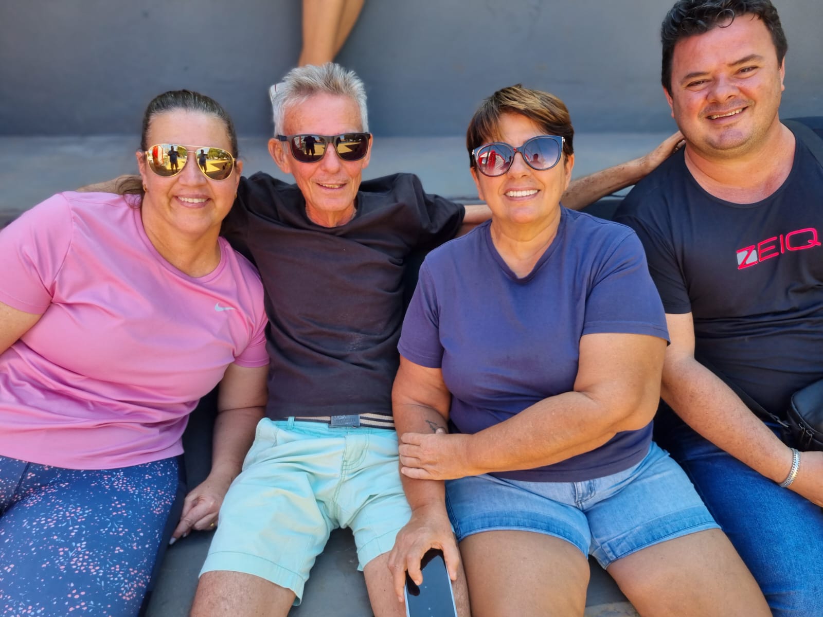 Renata Bonadio, Irineu e Claudete Leonel, Anderson Cecilio