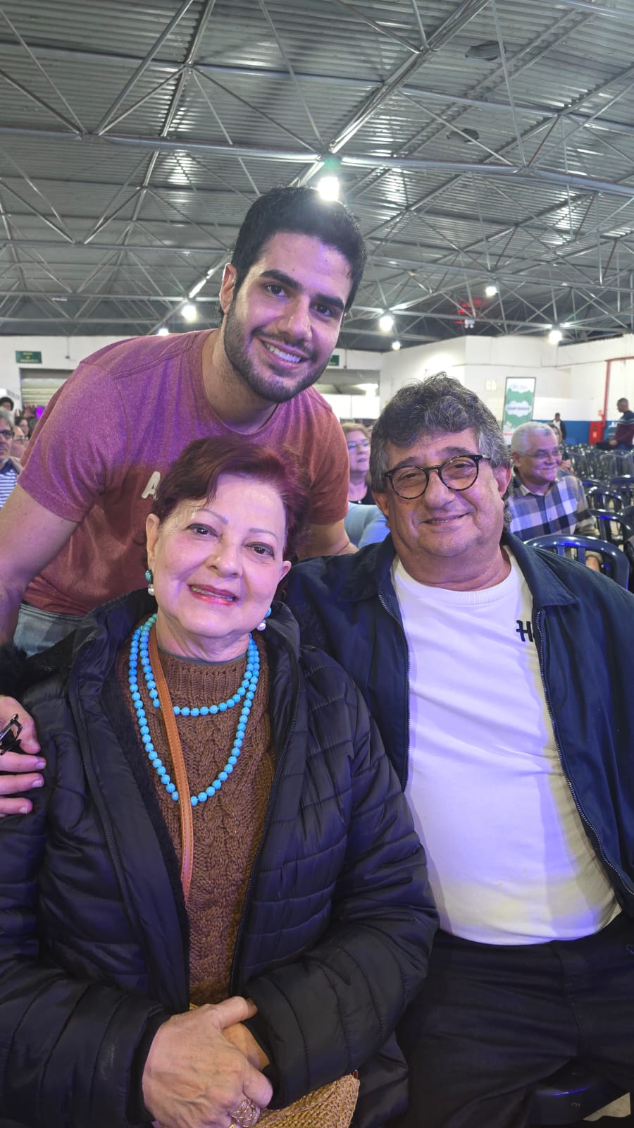 Thiago, Betinha  e Barbinha  Chaul