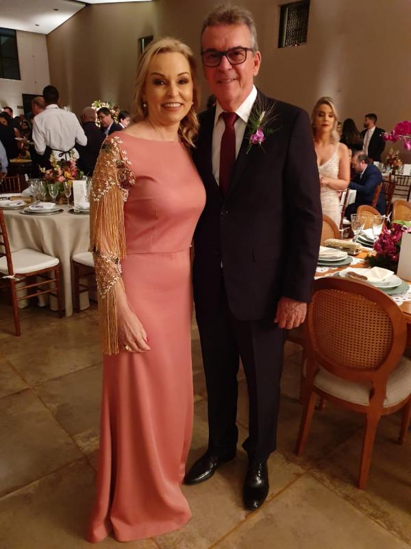 Os pais do noivo, Rosemarie Ithiel Parada Júnior