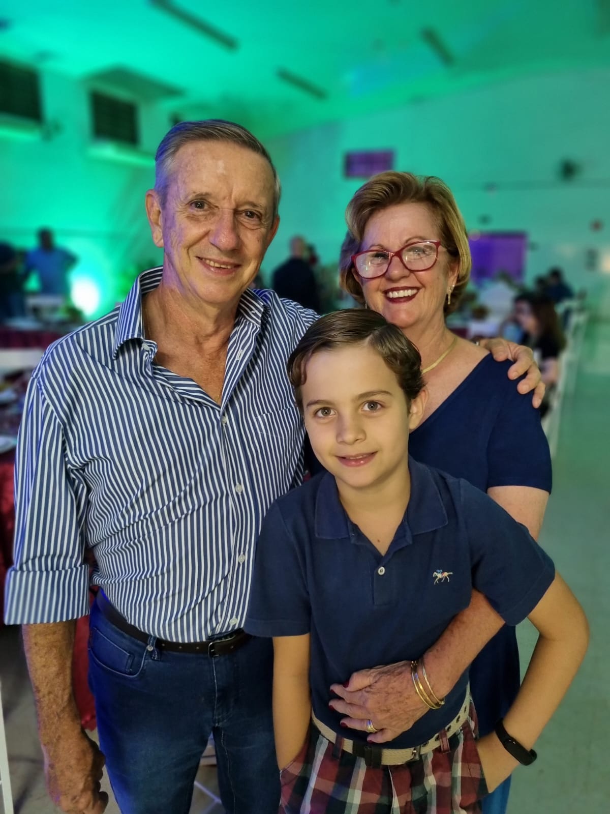 Luiz Otávio  com Marli  e Alexandre  Dalpino