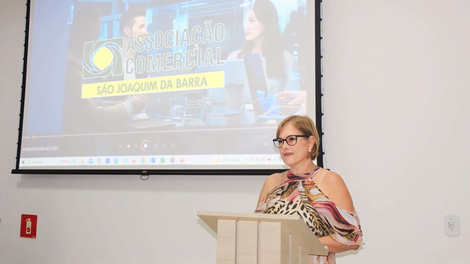 Neuci Alves, Presidente da ACE na apresentação da campanha aos associados