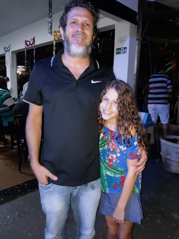 Gandinho com a filha Ana Helena Chufalo