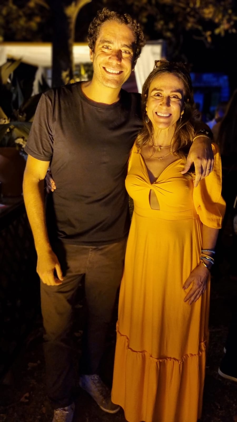 Dudu Linhares, Angela Junqueira