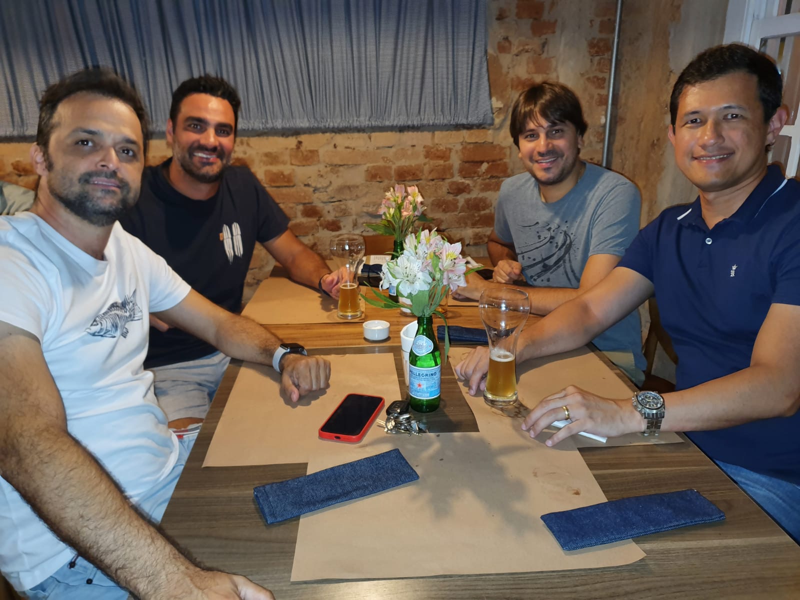 Bira Franco, Paulinho Bido,  Marcel Nader,  Delcidio Malveste