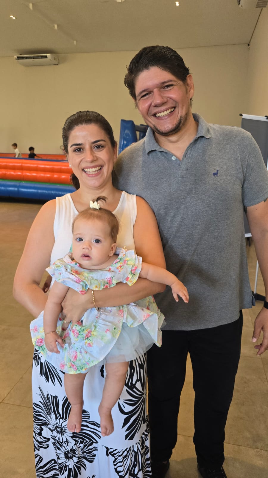Maria, Erika  e Marco  Parreira